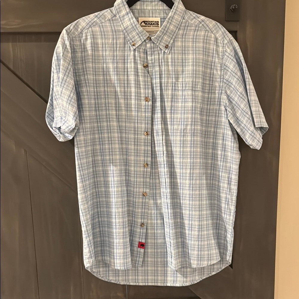 Mountain Khakis Blue Casual Button Down Shirt